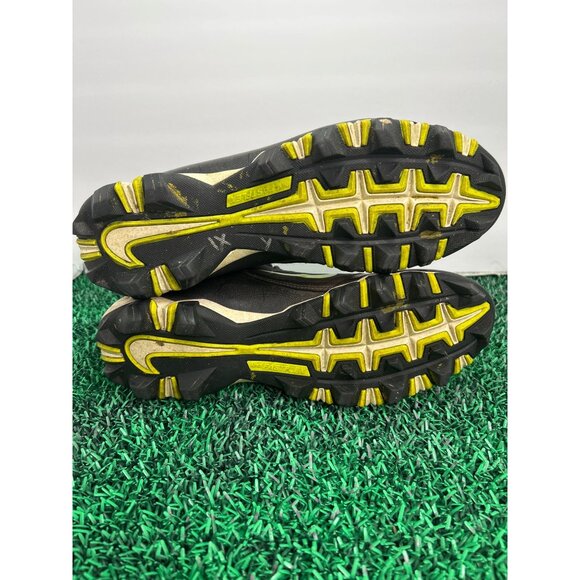 Nike Alpha Shark Football Cleats Men's Size‎ 10 Volt Gray 719952-010 - Picture 5 of 7
